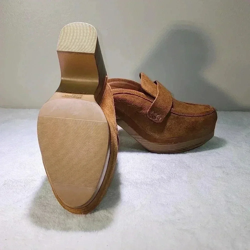Splendid Vida Suede platform clog sz 9.5